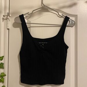 Aeropostale Black Crop Top